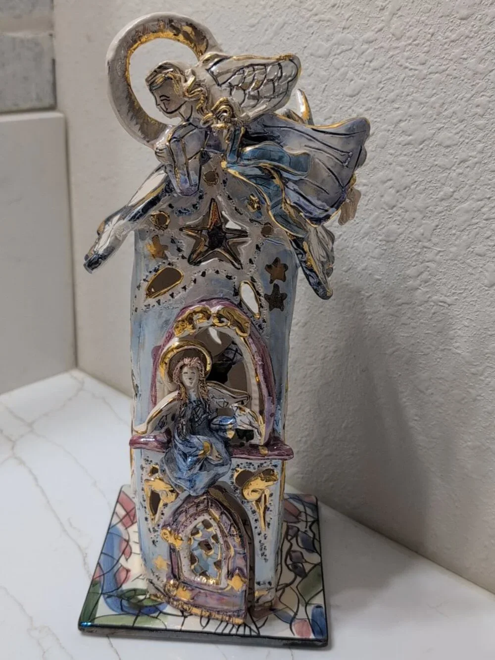Big Sky Clayworks Heather Goldminc's Ceramic Collectible Art "Heavens Angels" - Picture 2 of 7
